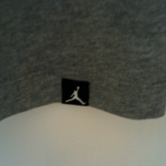 NEW AIR JORDAN "Jumpman AIR Tee" MEN'S GREY WHITE T-SHIRT LARGE AH5296-091 - Picture 3 of 6
